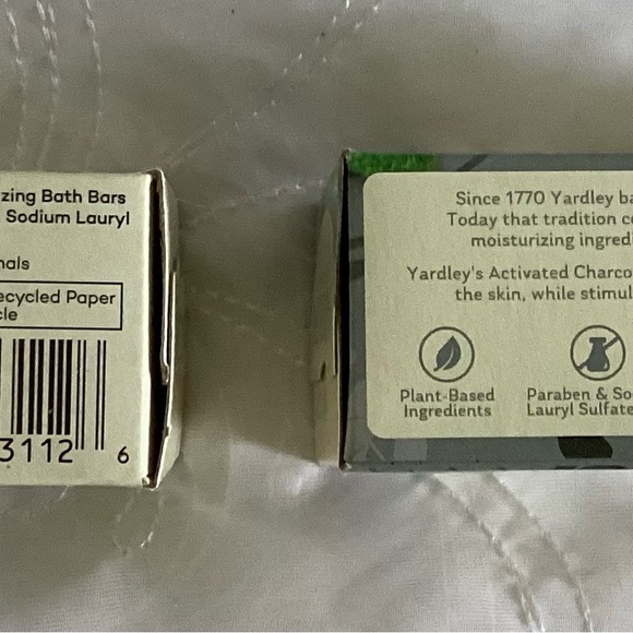 Yardley Activated Charcoal Nourishing Bar Soap - Picture 4 of 4